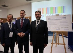Podpisanie deklaracji z udziałem premiera Mateusza Morawieckiego